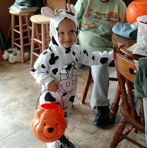 4T kids cow costume